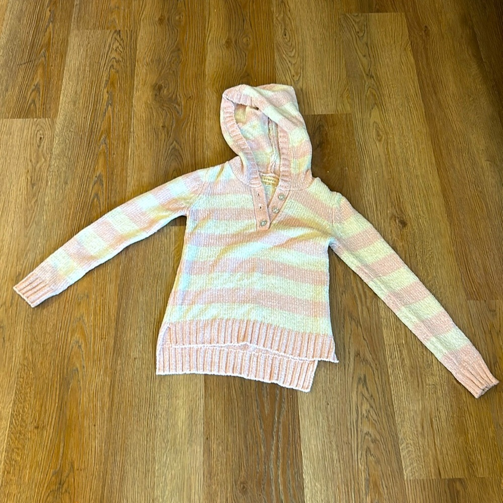 Btween Pink White Sweater